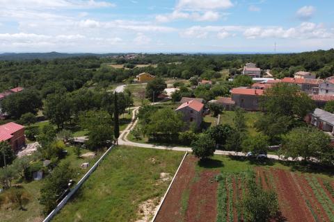 ISTRIA, ST. LOVREČ - Construction land 1313 m2 with project 