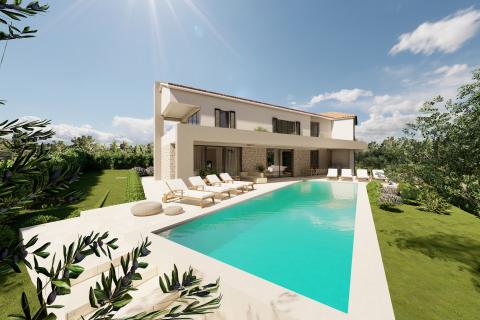 KA&Scaron;TELIR-vila s panoramskim pogledom na more