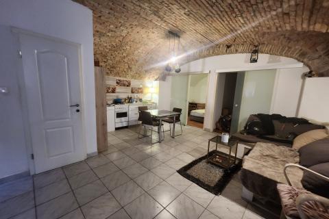 Rijeka, Centar - stan 1s+db i app u adaptiranom suterenu, u naravi 100m2  