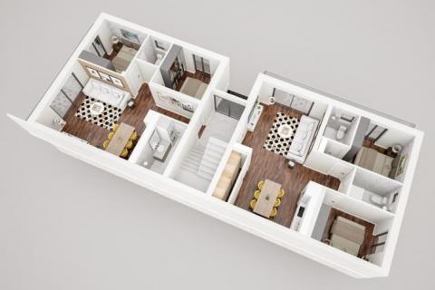 Umag - novogradnja s pogledom na more