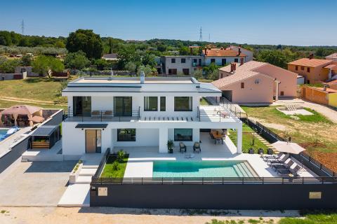 Istra, Galižana – Čudovita vila z bazenom in pogledom na morje