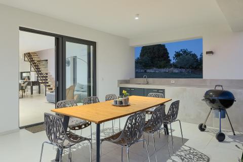 Istra, Galižana – Čudovita vila z bazenom in pogledom na morje