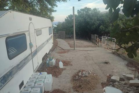 Baška - polj. zemljište 206m2, pogled