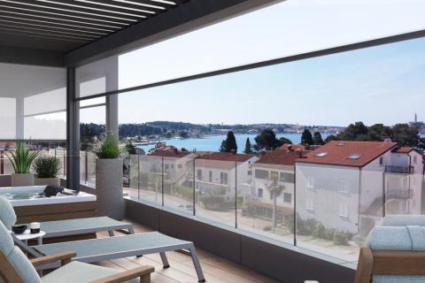 Rovinj - Luksuzni penthouse 152 m2 najljepši pogled na more