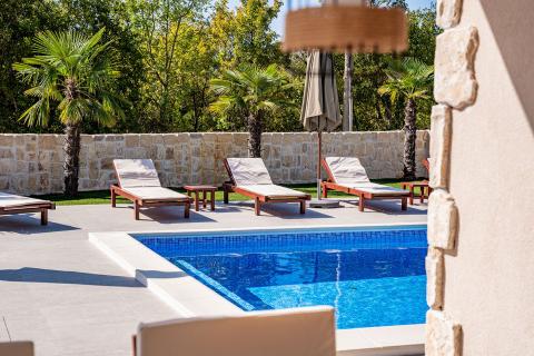 OTOK KRK,DOBRINJ moderna villa sa bazenom 