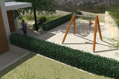 Starigrad Paklenica - vila, garaža, bazen, igralište, osama