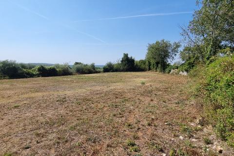 Istra, Mutvoran,građevinska parcela sa pogledom