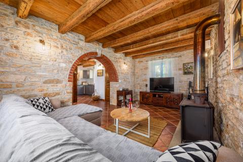 Poreč, okolica, šarmantna istarska kamena kuća sa bazenom