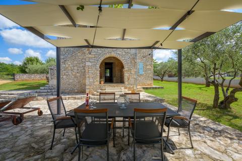 Poreč, okolica, šarmantna istarska kamena kuća sa bazenom