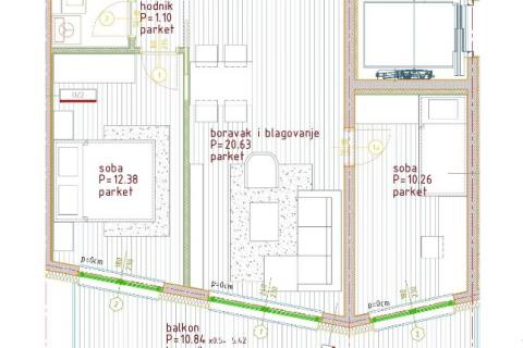 Appartamento Poreč, 74,52m2