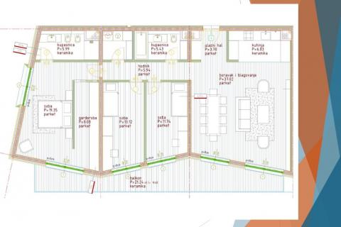 Poreč, stan izuzetne lokacije pogledom na more