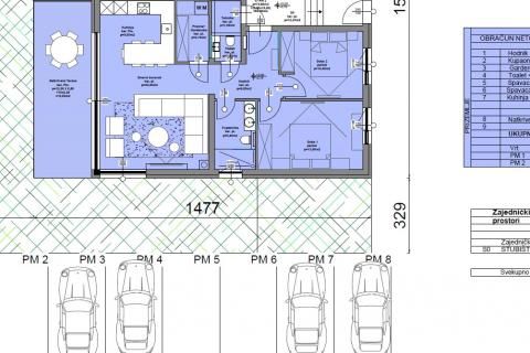 Istra, Poreč - Dvosoban stan u prizemlju u novogradnji