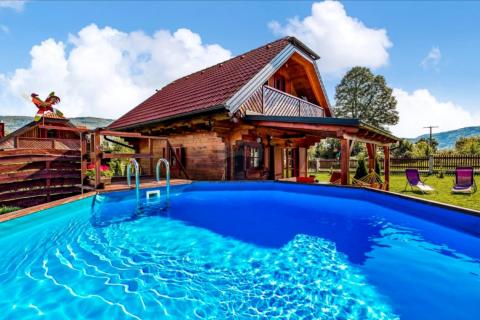 Ličko Lešće, Otočac - Charming Holiday House with Pool, 60m2