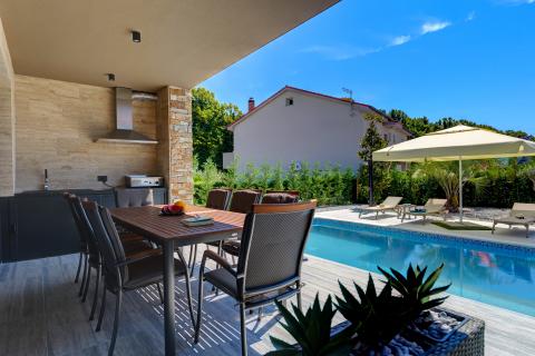 Istra, Marčana - luksuzna moderna vila sa bazenom