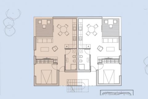 Wohnung Dajla, Novigrad, 53,80m2