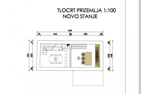 Istra,Momjan-Kamena kuća s projektom