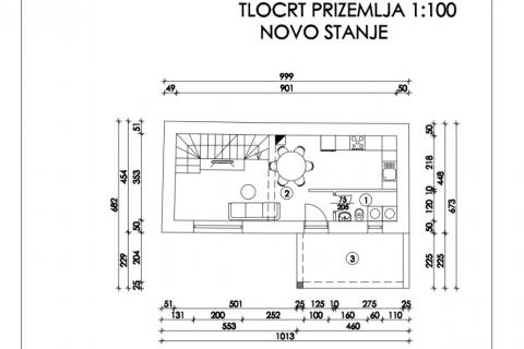 Istra,Momjan-Kamena kuća s projektom