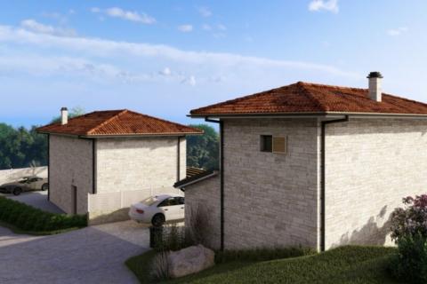 Istra,Momjan-Autohtona kuća s projektom,pogled more