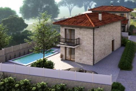 Istra,Momjan-Autohtona kuća s projektom,pogled more