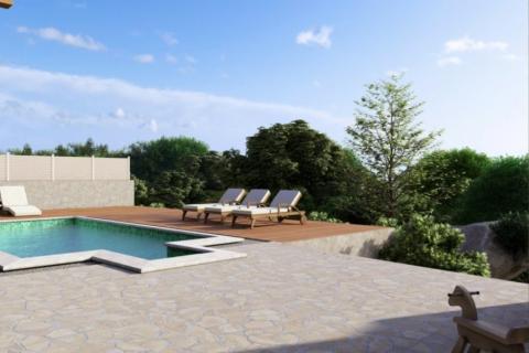 Istra,Momjan-Autohtona kuća s projektom,pogled more