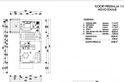 Istra,Momjan-Autohtona kuća s projektom,pogled more