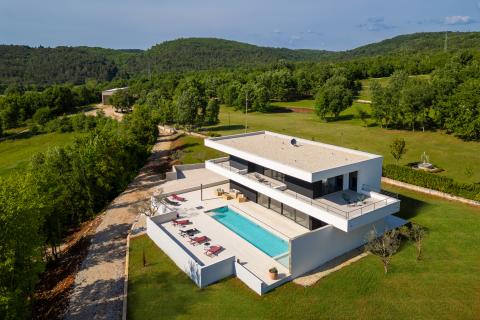 Istra, Grožnjan luksuzna dizajnerska kuća, novogradnja