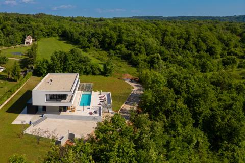 Istra, Grožnjan luksuzna dizajnerska kuća, novogradnja