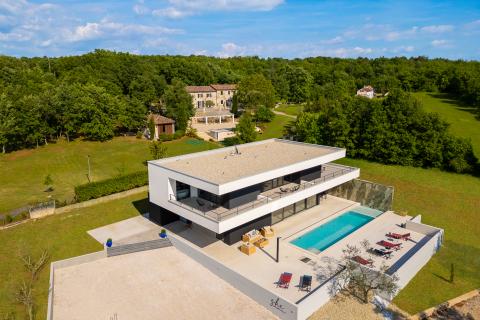 Istra, Grožnjan luksuzna dizajnerska kuća, novogradnja