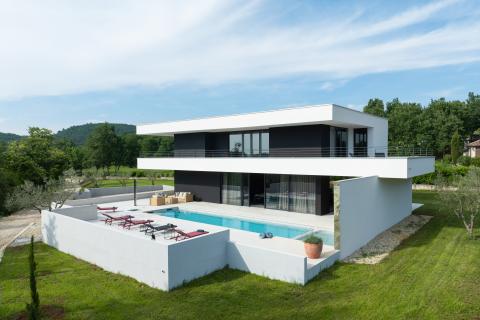 Istra, Grožnjan luksuzna dizajnerska kuća, novogradnja