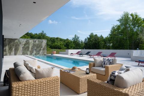 Istra, Grožnjan luksuzna dizajnerska kuća, novogradnja