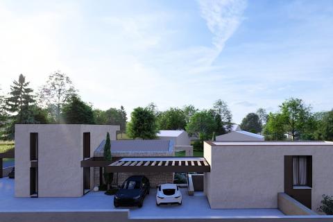 Istra, Karigador, atraktivna kuća u izgradnji