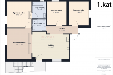 Istra, Rovinjsko selo - kuća sa tri stana i velikom okućnicom 