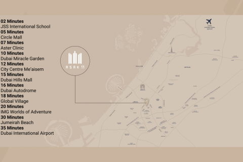 Flat/Appartement Dubai, 40m2