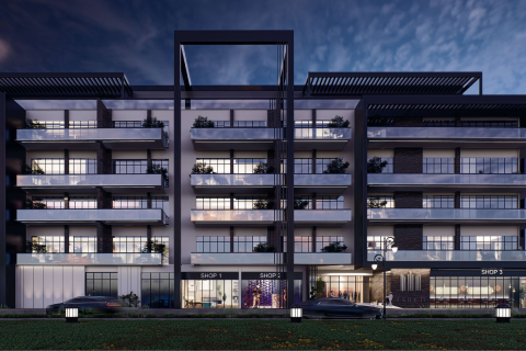 Dubai, JVC- prostrani stan 77m2 s balkonom u novom projektu