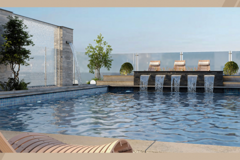 Dubai, JVC- prostrani stan 77m2 s balkonom u novom projektu