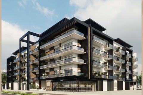 Dubai, JVC- prostrani stan 77m2 s balkonom u novom projektu