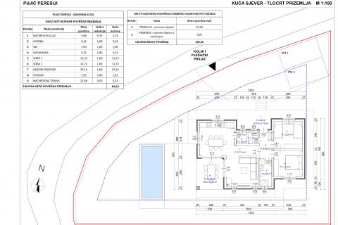 Okolica Svetvinčenta,Peresiji- prizemnica 84,53m2