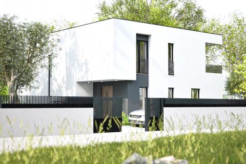 Istra, Umag okolica, vila u izgradnji