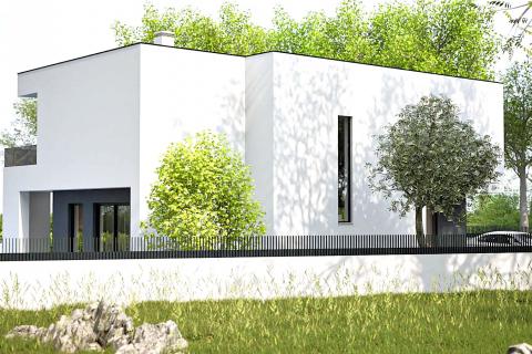 Istra, Umag okolica, vila u izgradnji