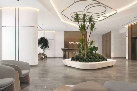 Dubai, Sports City-stan 36m2 s balkonom 