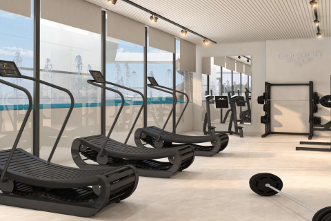 Dubai, Sports City-stan 36m2 s balkonom 