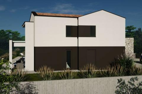 Istra, Rakalj, moderna vila s bazenom