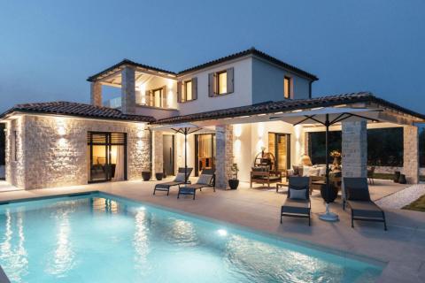 Istra, Poreč okolica - luksuzna kuća s pogledom na more