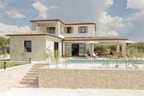 Istra, Poreč okolica - luksuzna kuća s pogledom na more