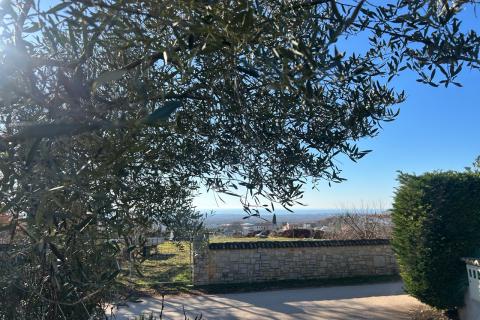 Istra, Kaštelir-Labinci, građevinsko zemljište sa pogledom