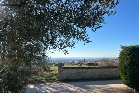 Istra, Kaštelir-Labinci, građevinsko zemljište sa pogledom