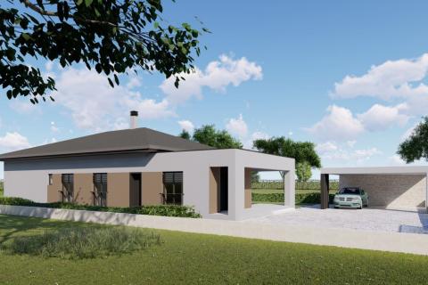 Istra, Baderna-kuća u visokoj roh-bau fazi 