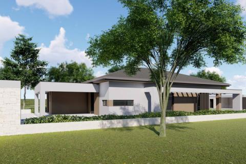 Istra, Baderna-kuća u visokoj roh-bau fazi 