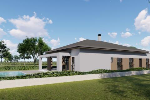 Istra, Baderna-kuća u visokoj roh-bau fazi 