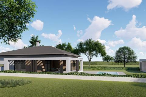 Istra, Baderna-kuća u visokoj roh-bau fazi 